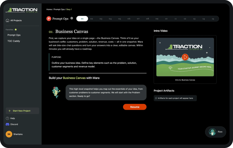Traction Studio Platform Preview